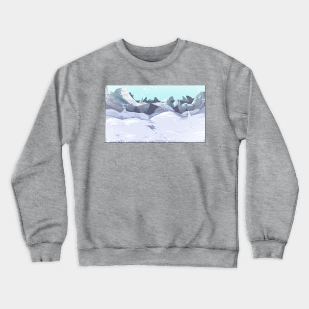 Snow Days Crewneck Sweatshirt by Grumpysheep